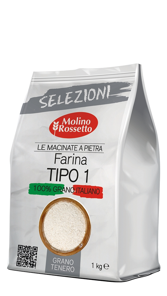 MOLINO ROSSETTO STONE-GROUND SOFT WHEAT FLOUR TYPE 1 – 1KG