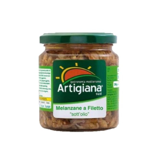 ARTIGIANA SUD MELANZANE A FILETTI IN OLIO 280GR
