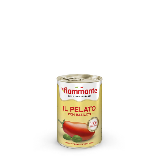 LA FIAMMANTE PELATI CON BASILICO 400g