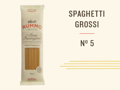 RUMMO SPAGHETTI GROSSI
Nº 5  500GR
