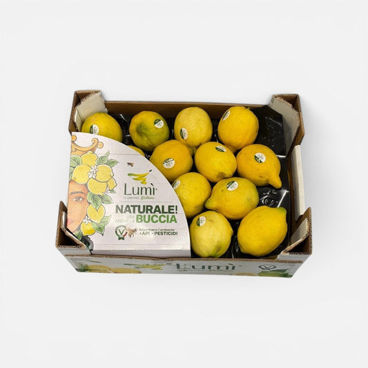 Lemons – Organic Edible-Zest Lemons (Sicily)