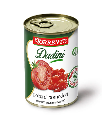 LA TORRENTE Dadini Polpa di pomodoro  400GR