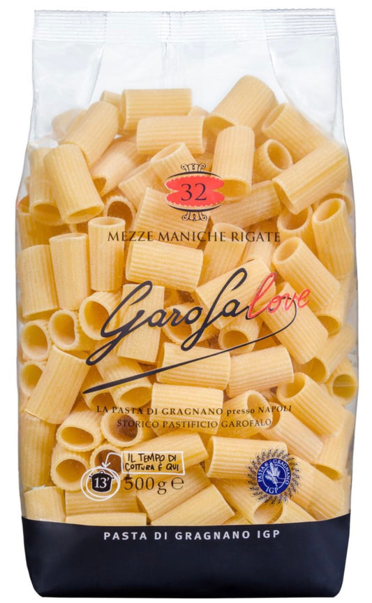 GAROFALO MEZZE MANICHE RIGATE 500GR