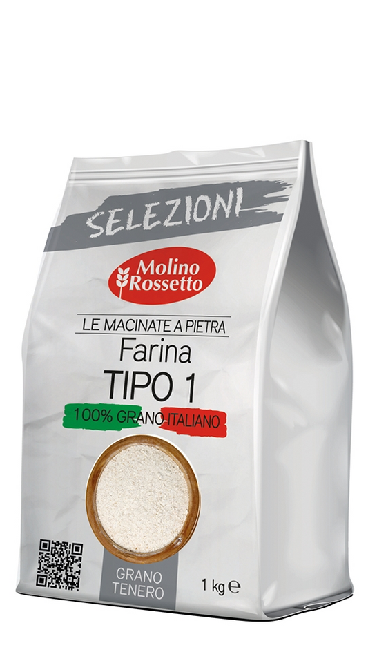 MOLINO ROSSETTO STONE-GROUND SOFT WHEAT FLOUR TYPE 1 – 1KG