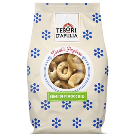 TESORI D’APULIA TARALLI PUGLIESI CON SEMI DI FINOCCHIO