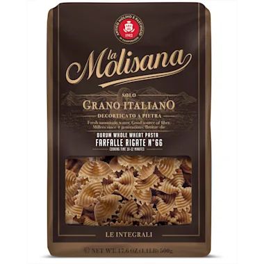 LA MOLISANA WHOLE FARFALLE RIGATE N.66 500GR