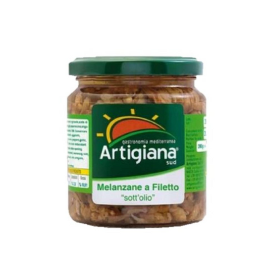 ARTIGIANA SUD MELANZANE A FILETTI IN OLIO 280GR